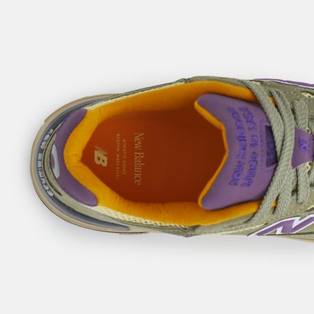 New balance purple yellow online