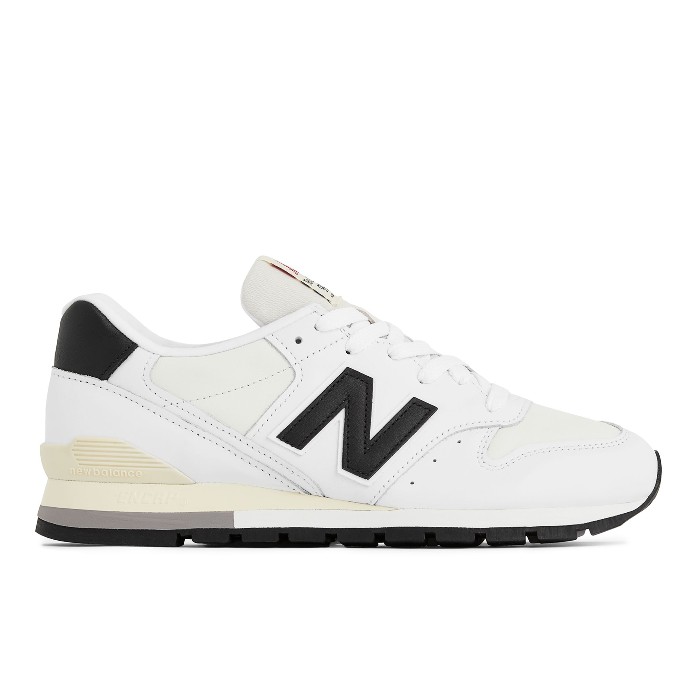 

New Balance Unisex Made in USA 996 White/Black - White/Black