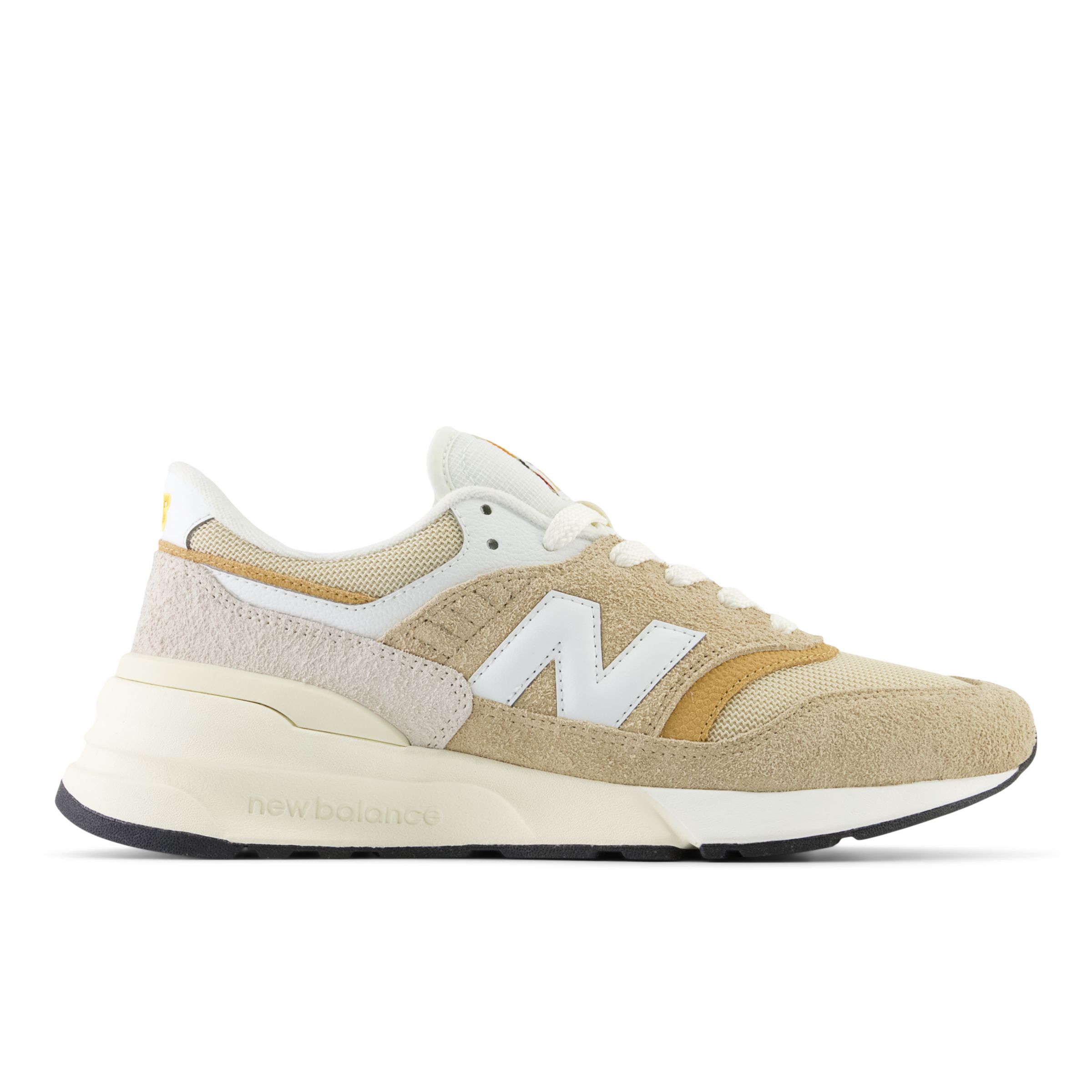 New Balance Unisex 997R in Brown/Beige Suede/Mesh, size 4.5