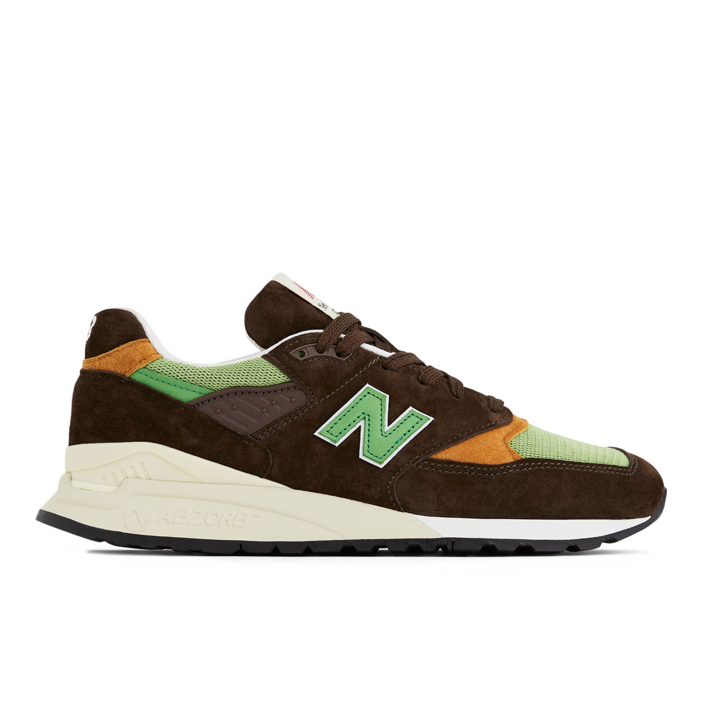 뉴발란스 New Balance Made in USA 998,Brown with Green