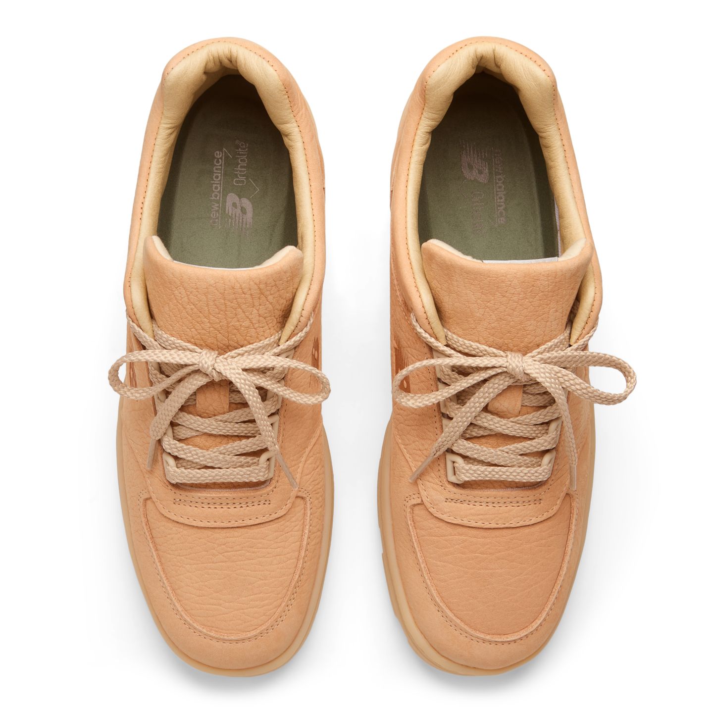 Мужские кроссовки New Balance Made in UK Allerdale Vegetable Tanned Nubuck, цвет: Ореховый Карамельный — фото 4