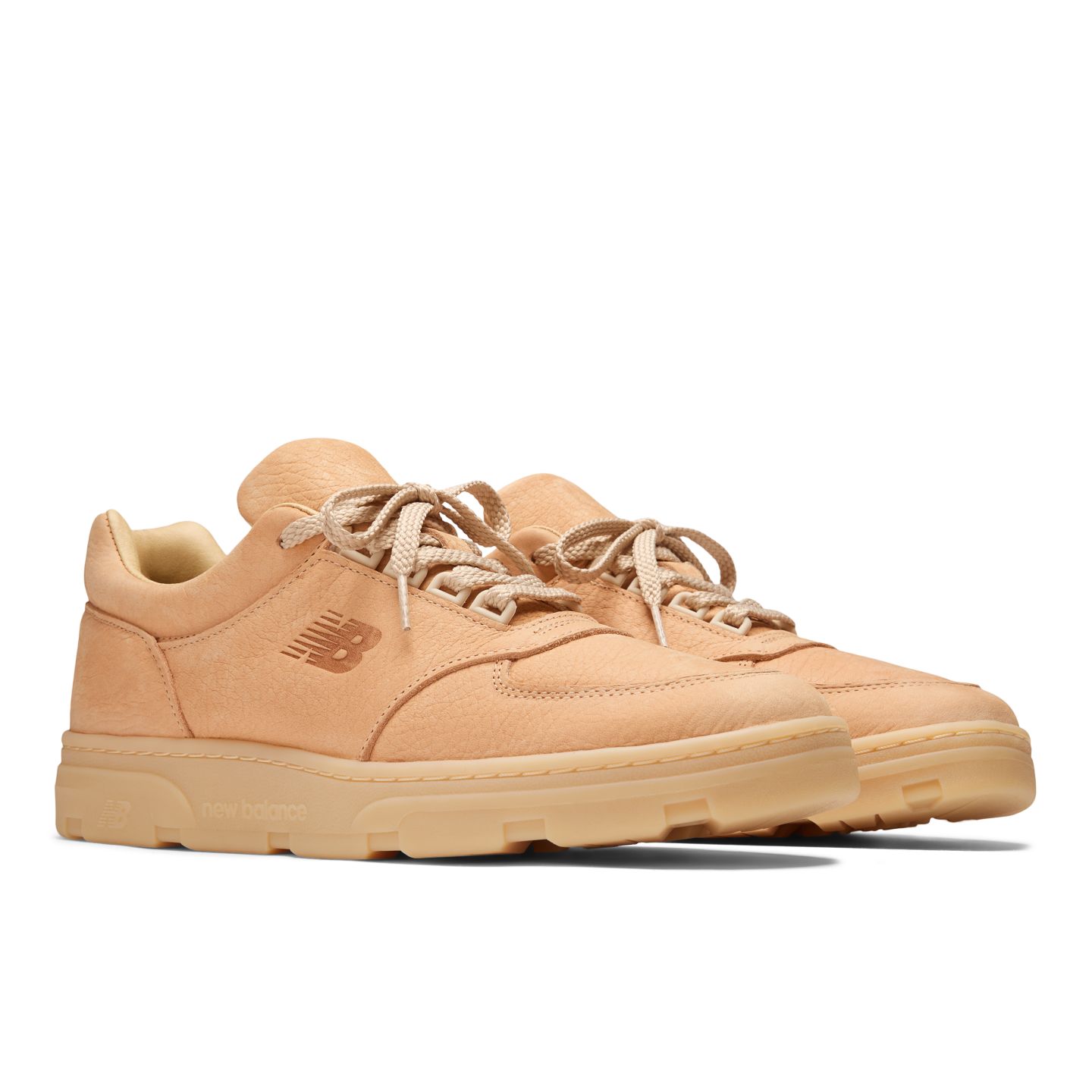 Мужские кроссовки New Balance Made in UK Allerdale Vegetable Tanned Nubuck, цвет: Ореховый Карамельный — фото 2