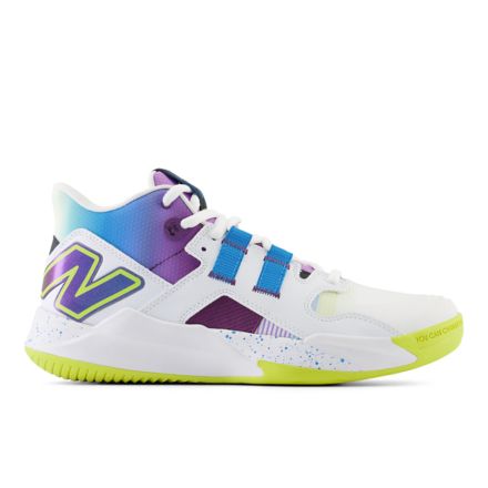 뉴발란스 New Balance Coco CG1 Unity of Sport,White with Purple Fade and Coastal Blue