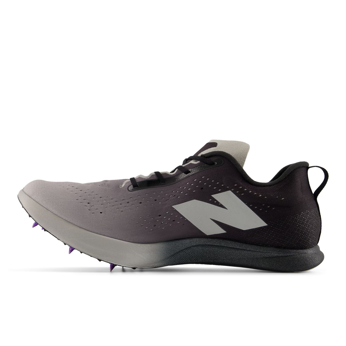 Мужские кроссовки New Balance Quincy Wilson FuelCell SuperComp MD-X v3, цвет: Чёрный / Белый — фото 3