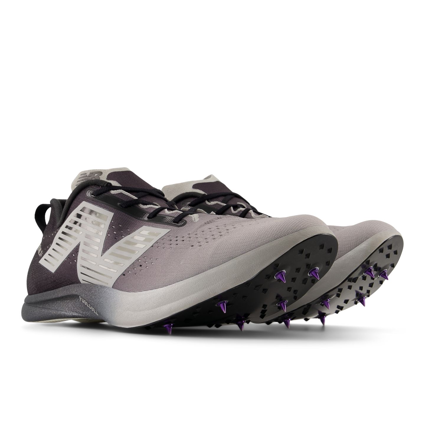 Мужские кроссовки New Balance Quincy Wilson FuelCell SuperComp MD-X v3, цвет: Чёрный / Белый — фото 5