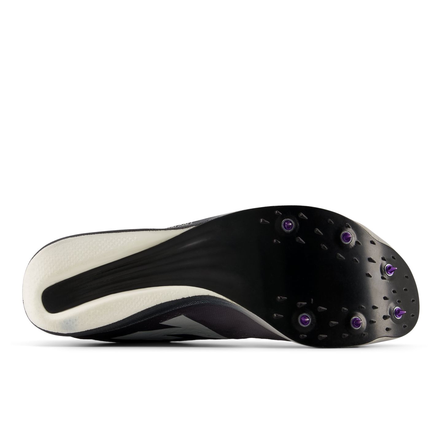 Мужские кроссовки New Balance Quincy Wilson FuelCell SuperComp MD-X v3, цвет: Чёрный / Белый — фото 6