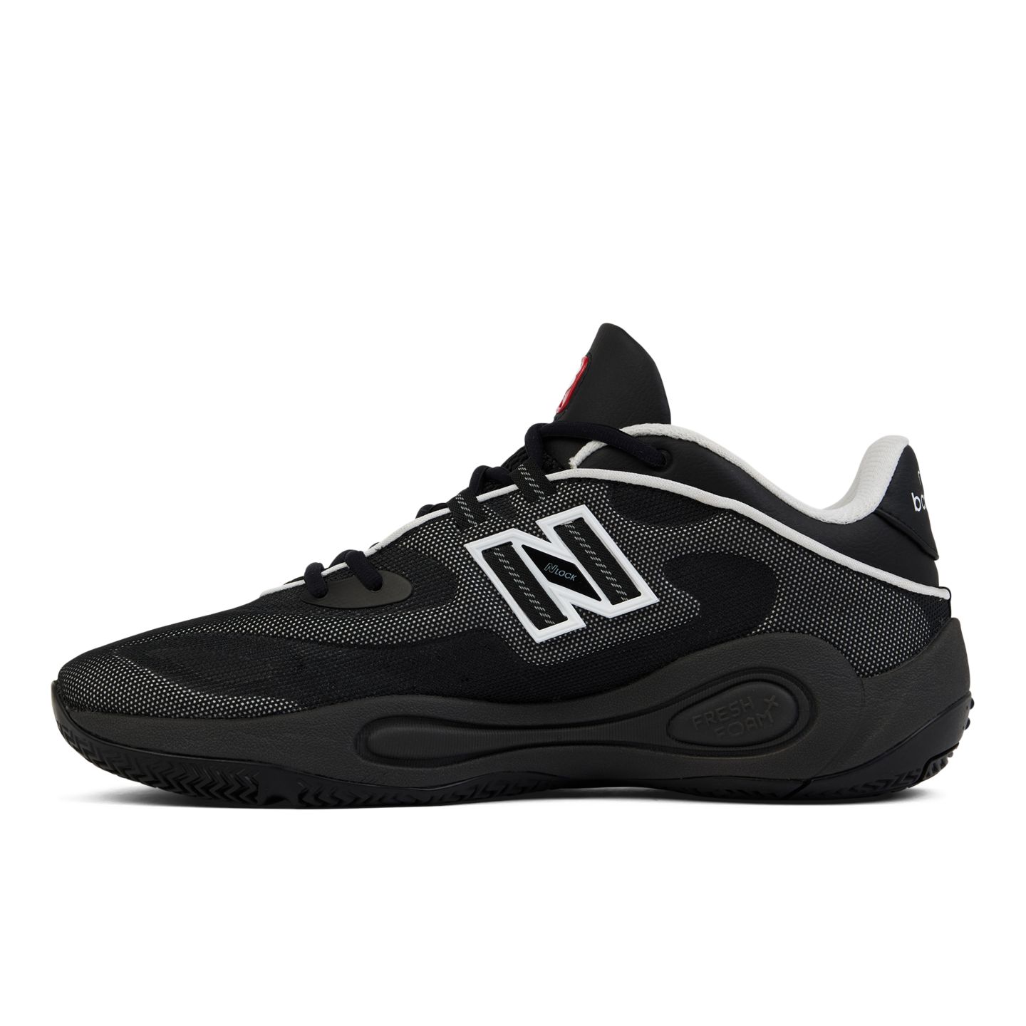 Мужские кроссовки New Balance P400 LOW, цвет: Чёрный / Белый — фото 3