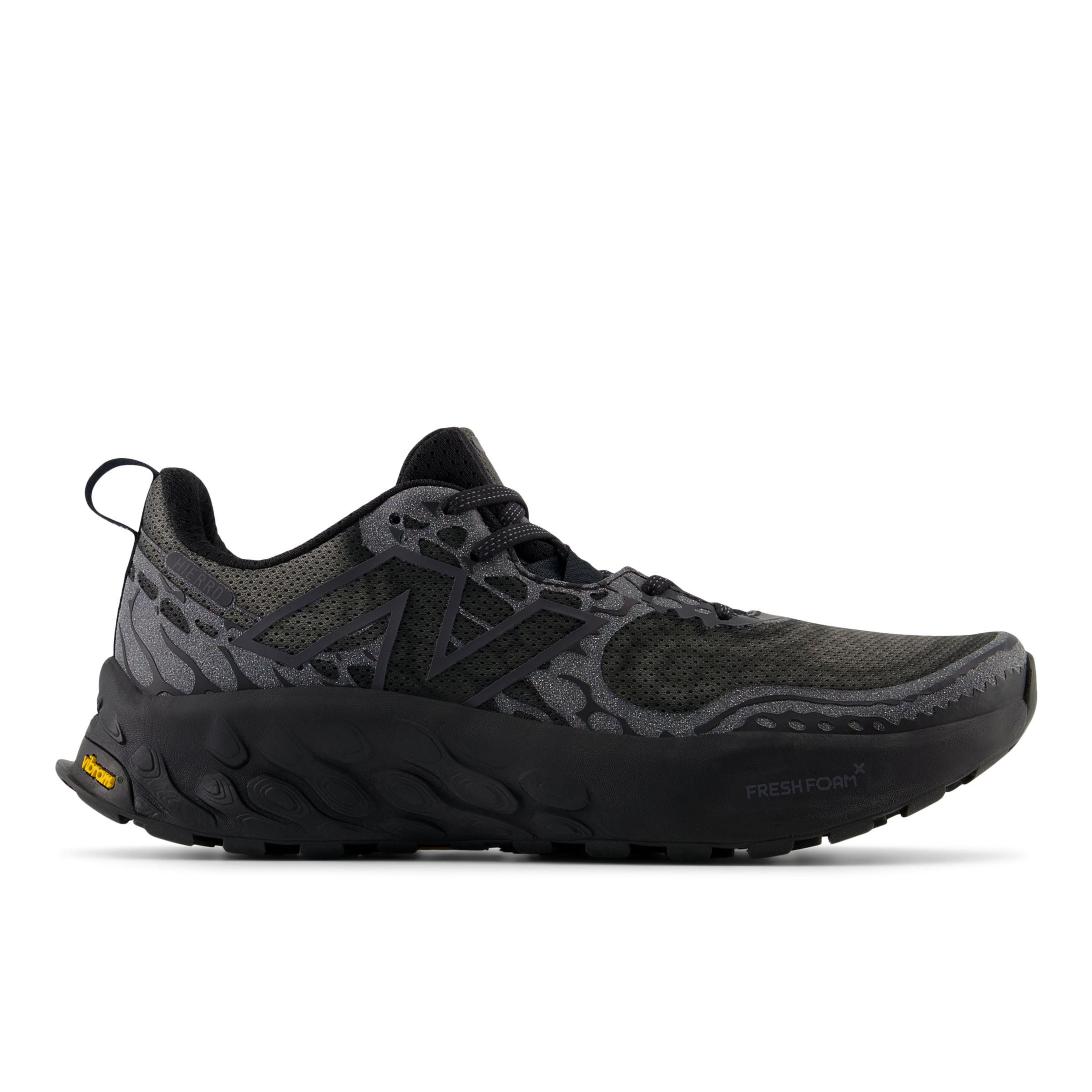 New Balance Unisex Fresh Foam X Hierro v8 in Black/Grey Synthetic, size 10