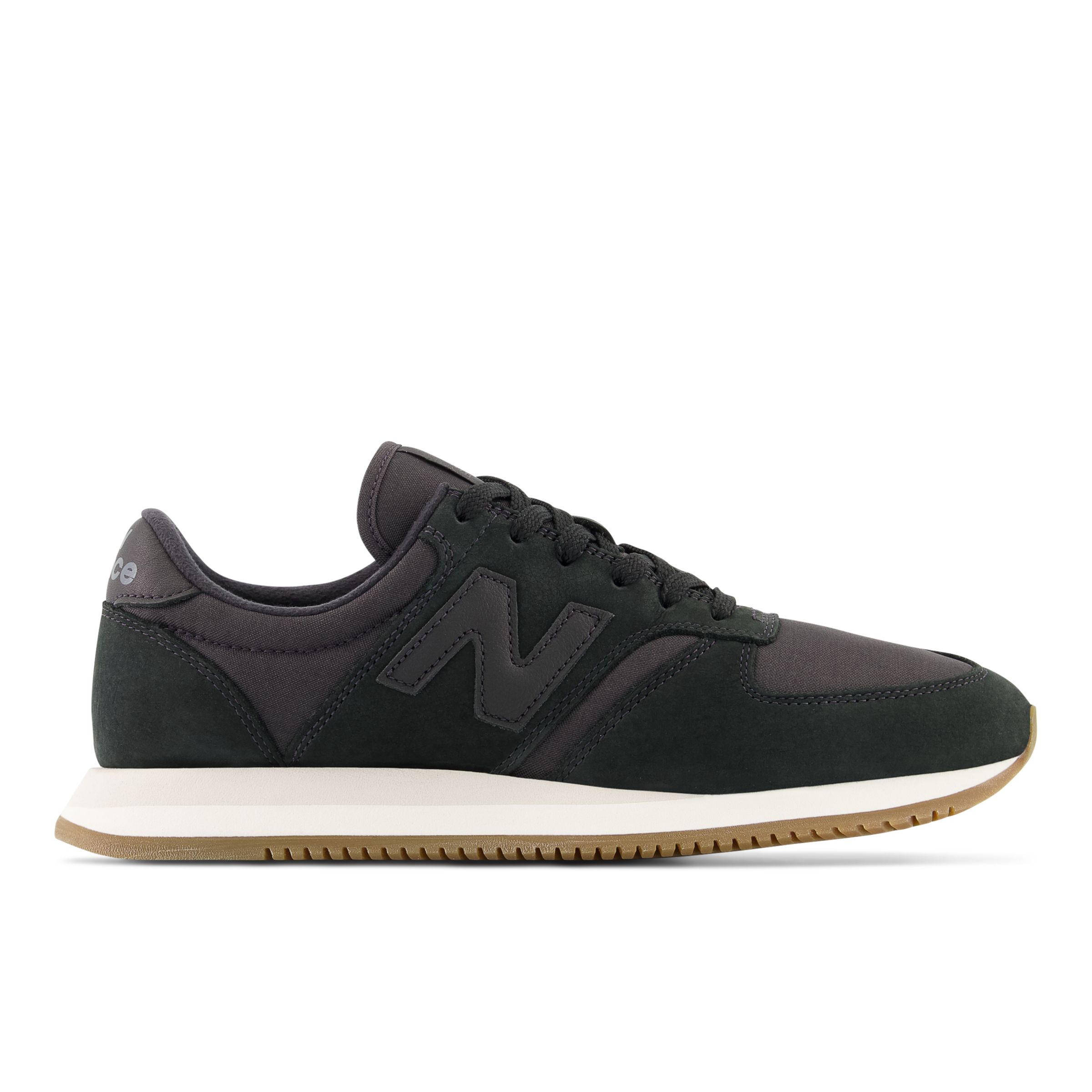New Balance Unisex UL420v2 in Negro/Gris/Blanca/Beige, Suede/Mesh, Talla 40.5 - UL420BK2