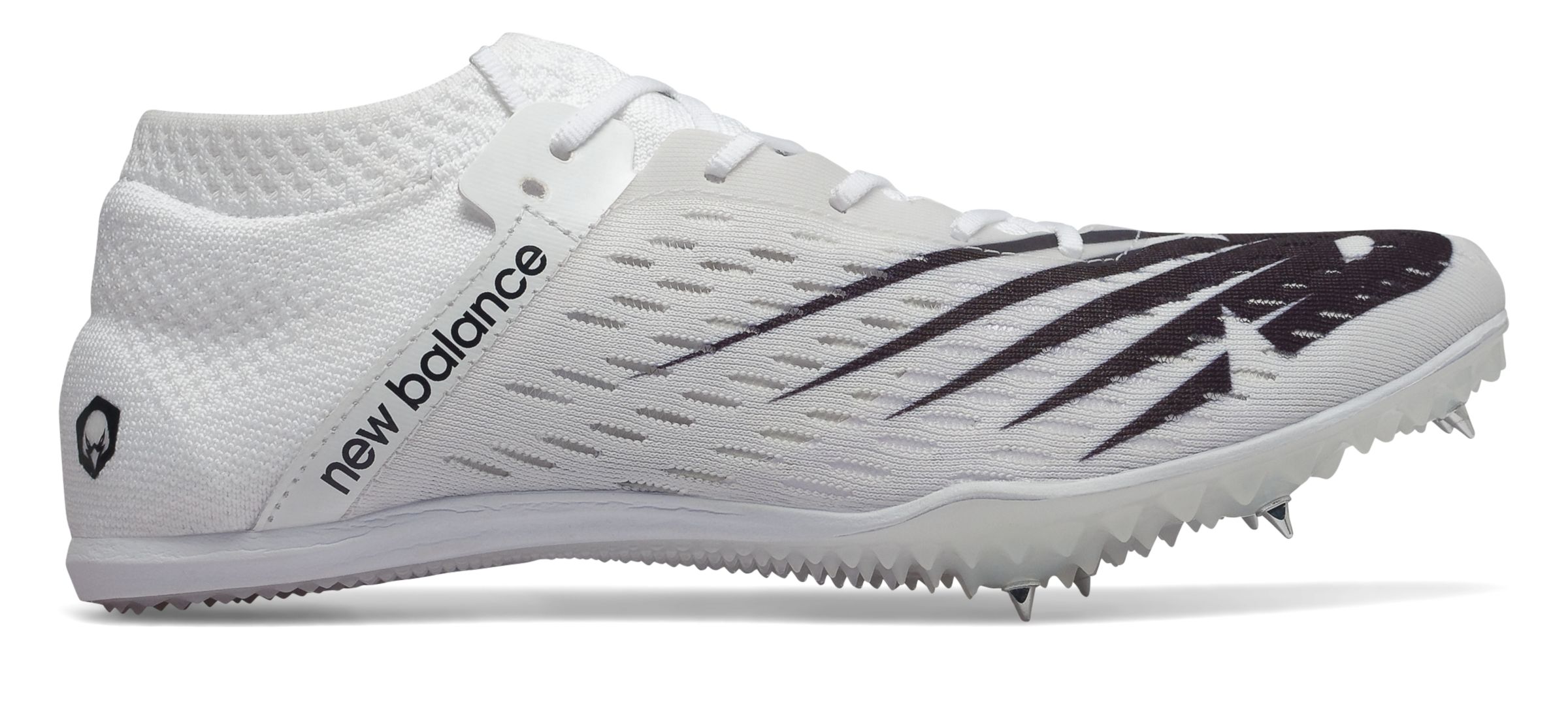 new balance track spikes white and gold