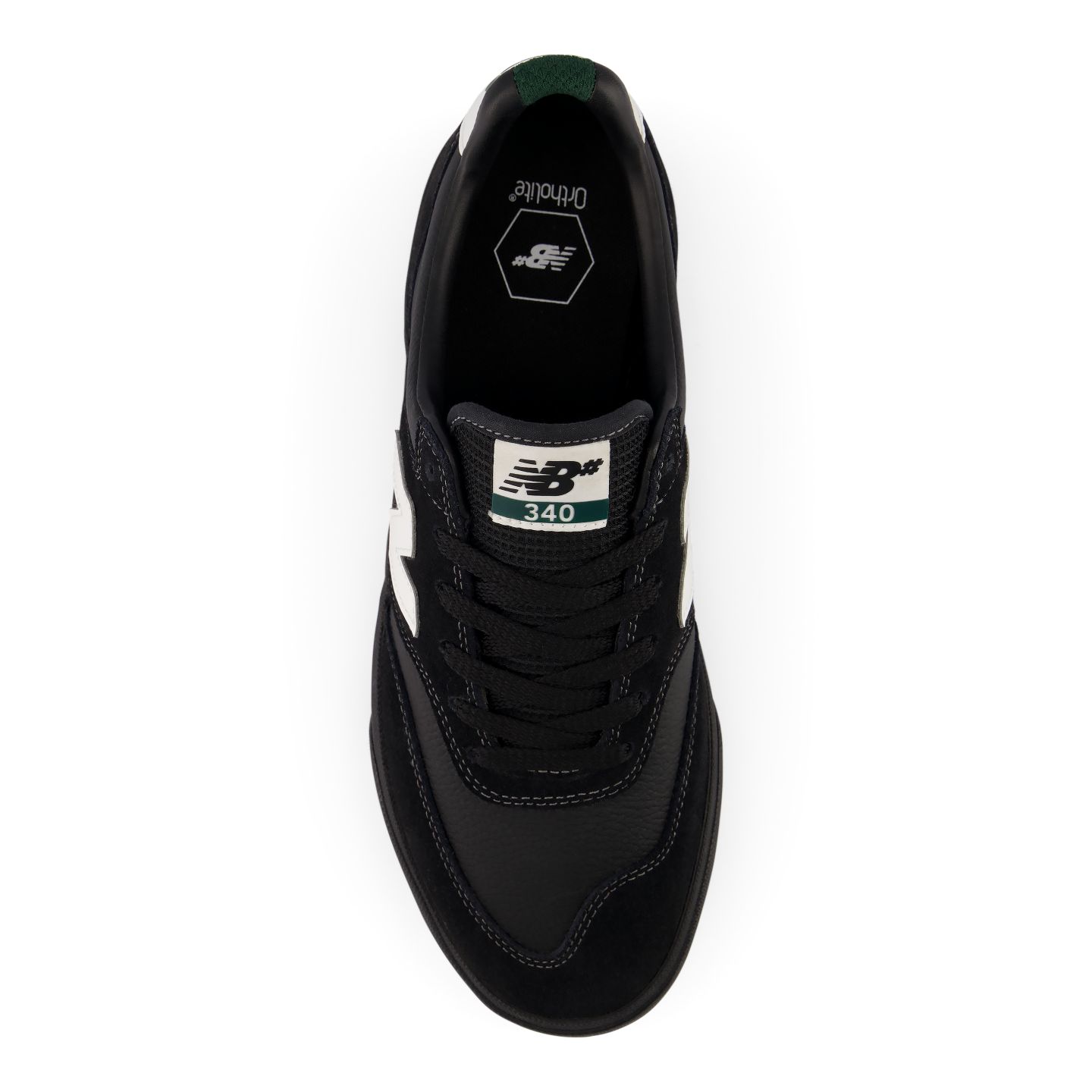 Мужские кроссовки New Balance NB Numeric 340, цвет: Чёрный / Белый — фото 4