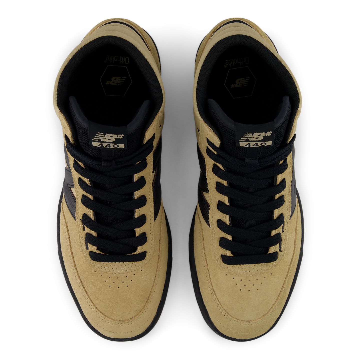 Мужские кроссовки New Balance NB Numeric 440v2 High, цвет: Чёрный — фото 4