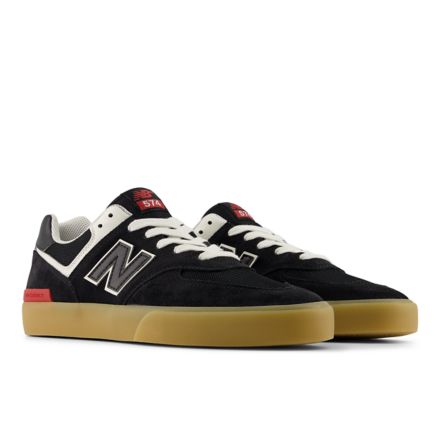 NB Numeric 574 Vulc, BLACK with SEA SALT, UN574VBA