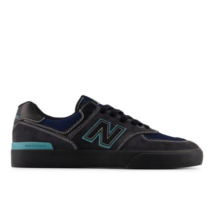 NB Numeric 574 Vulc, FADED BLACK with FADED TEAL, UN574VGT