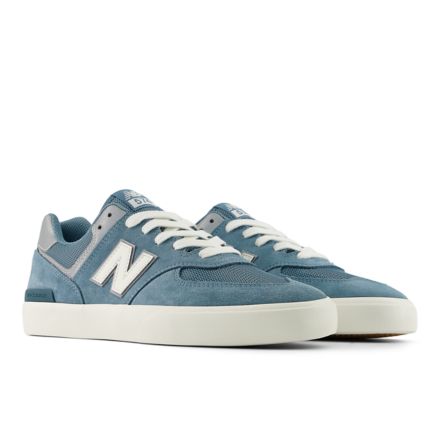 NB Numeric 574 Vulc, NOIR D&Eacute;COLOR&Eacute; with BLEU VERT D&Eacute;COLOR&Eacute;, UN574VTD