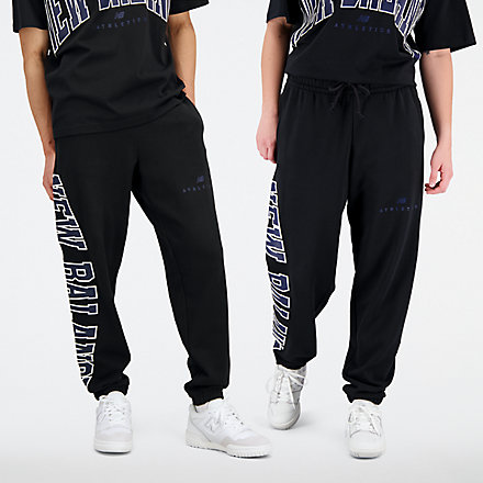 New Balance Uni-ssentials Warped Classics French Terry Sweatpant, UP31550BK image number null
