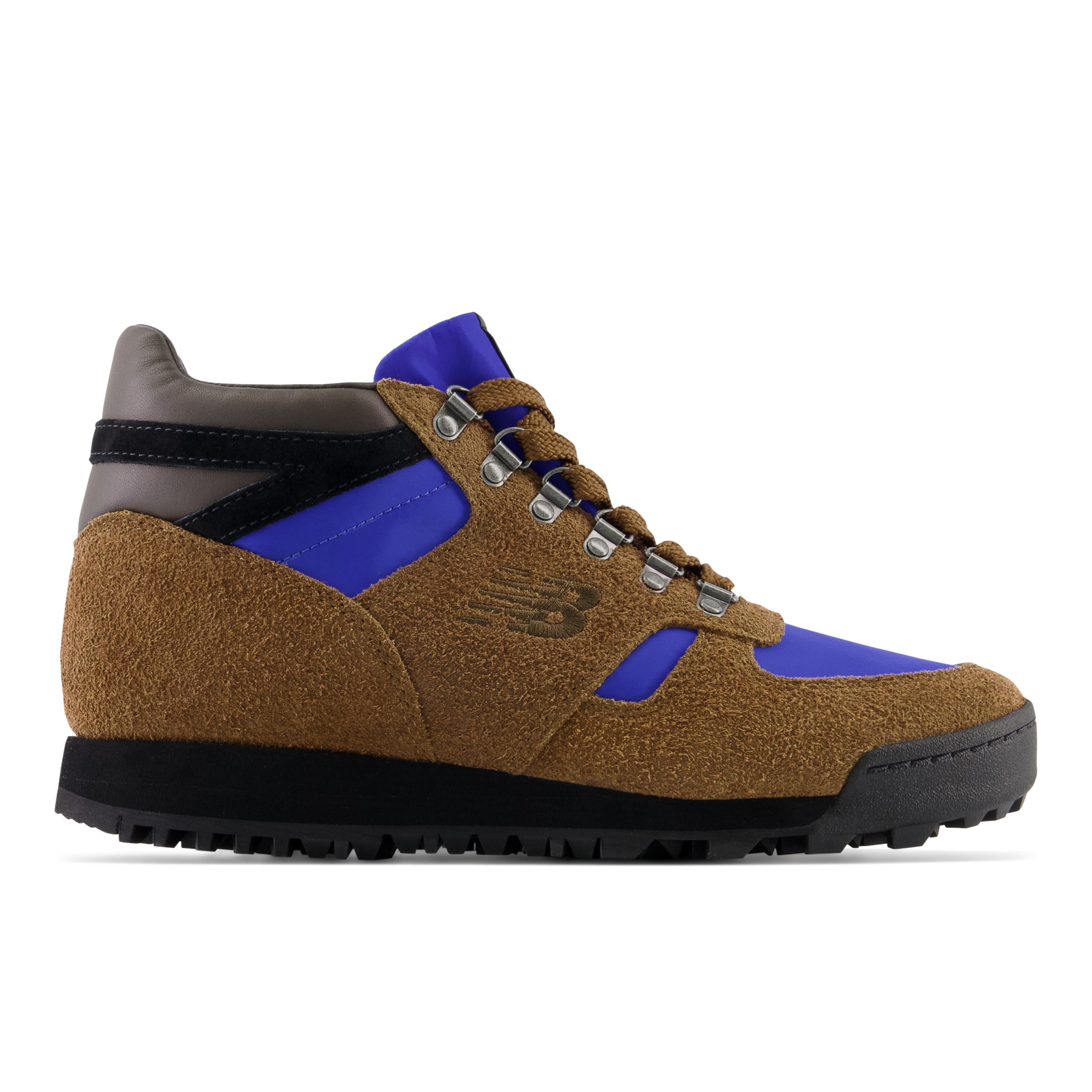 

New Balance Unisexe RAINIER en Marron/Bleu/Noir, Leather, Taille 42 Large