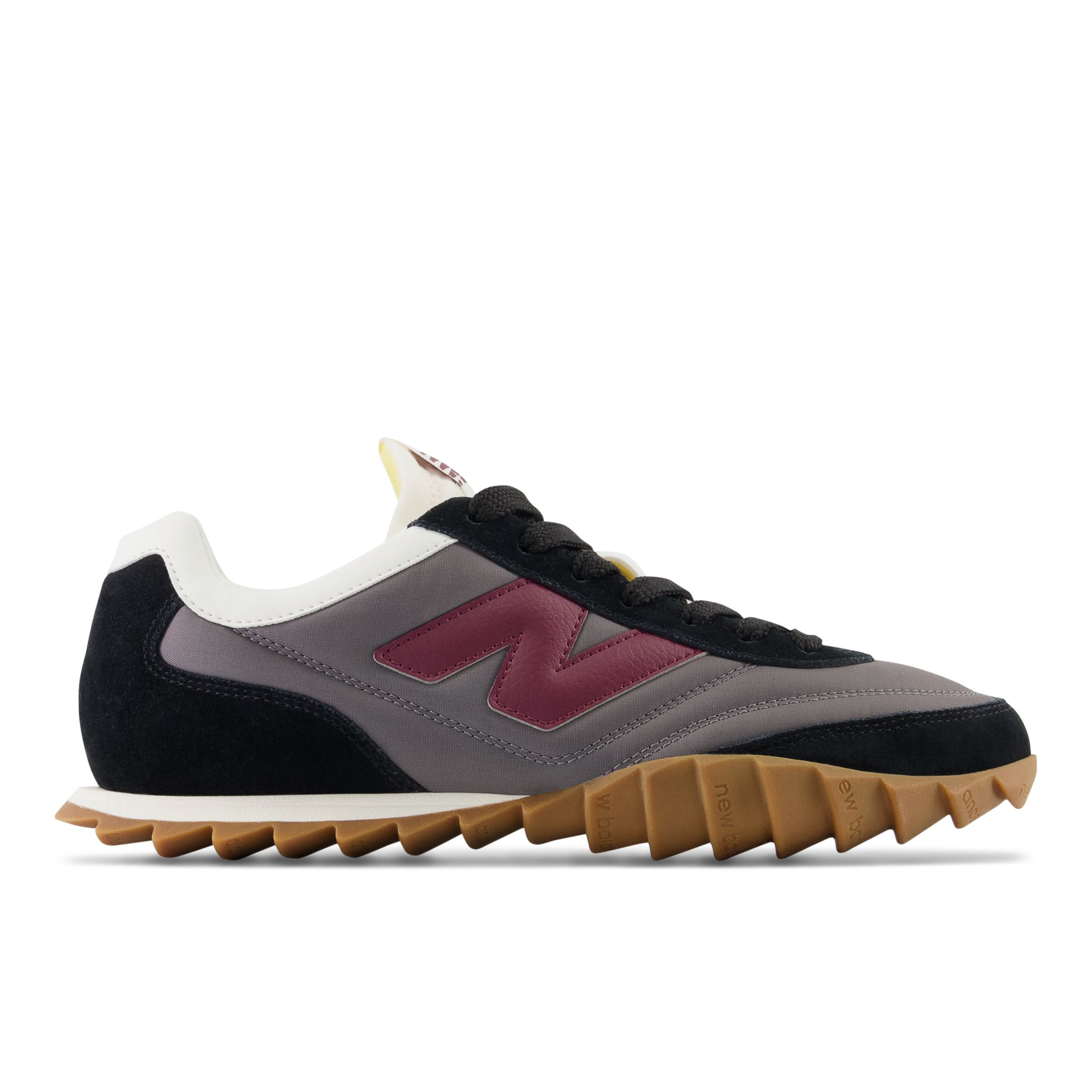 New Balance Unisexe RC30 en Gris/Noir/Mauve, Suede/Mesh, Taille 37.5 Large