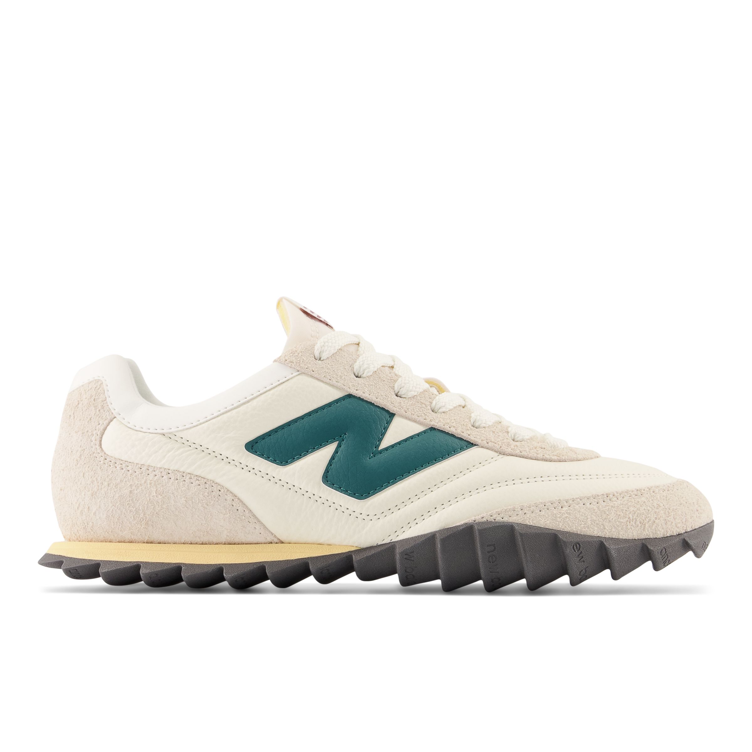 New Balance Unisex RC30 in Beige/Grün, Leather, Größe 43