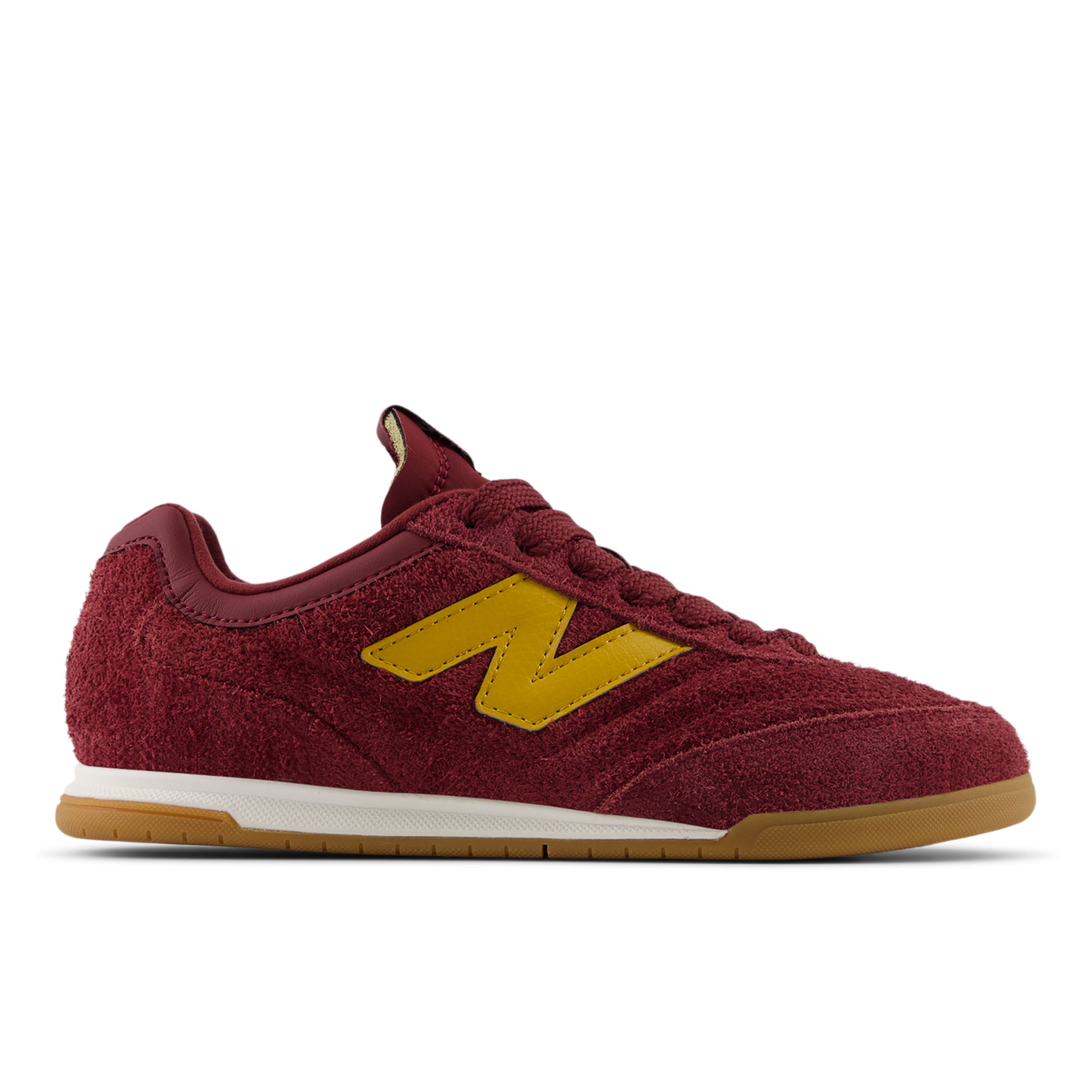 New Balance Unisex RC42 in Red/Yellow Suede/Mesh, size 7