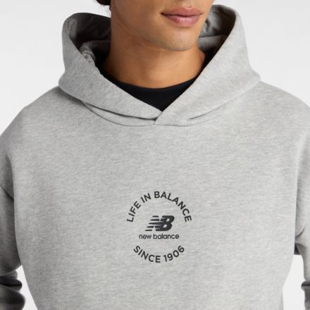 Life In Balance Hoodie, GREY MARLE, UT11604GRM