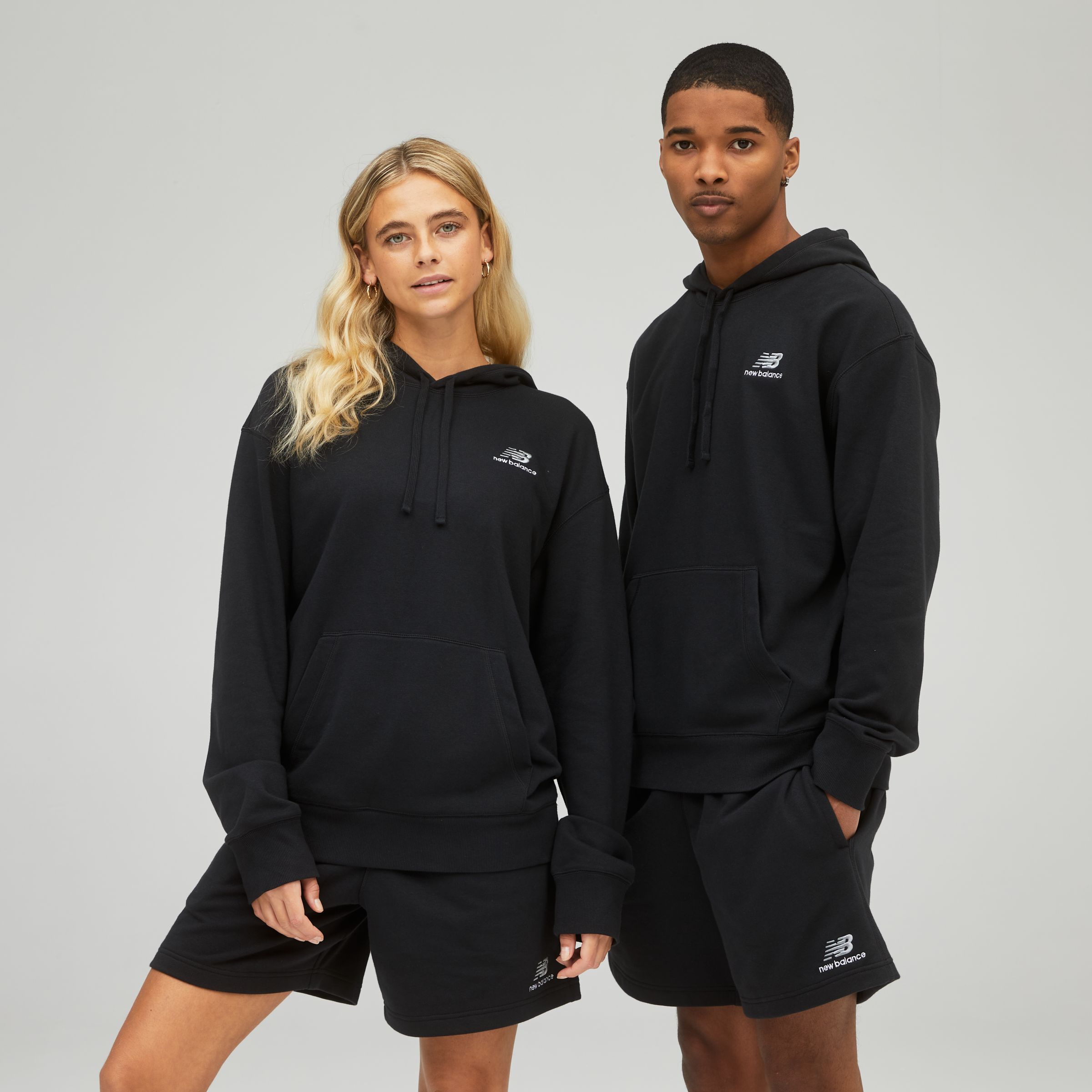 

New Balance Gender Neutral Uni-ssentials French Terry Hoodie Gender Neutral Black - Black