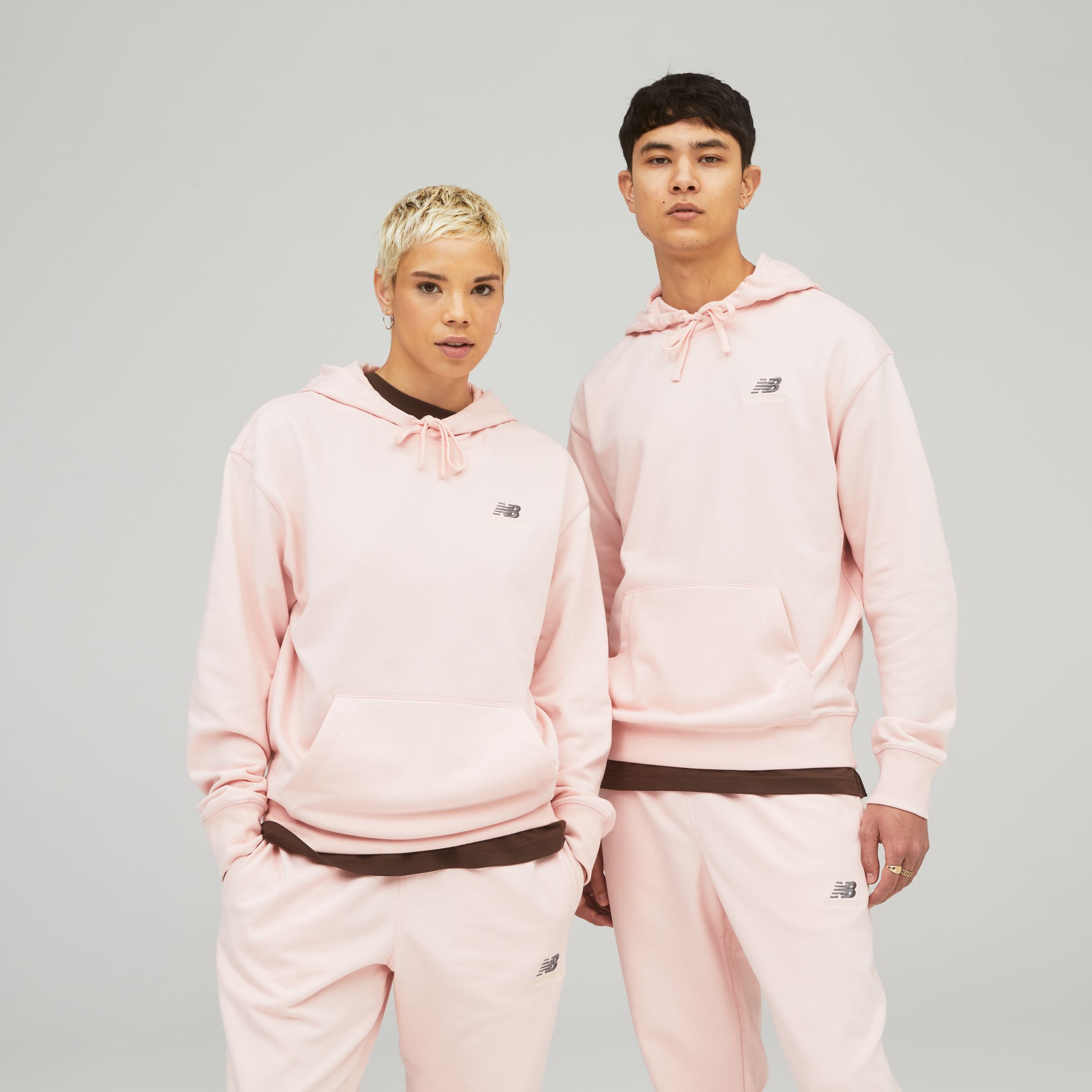 

New Balance Gender Neutral Uni-ssentials French Terry Hoodie Gender Neutral Pink - Pink