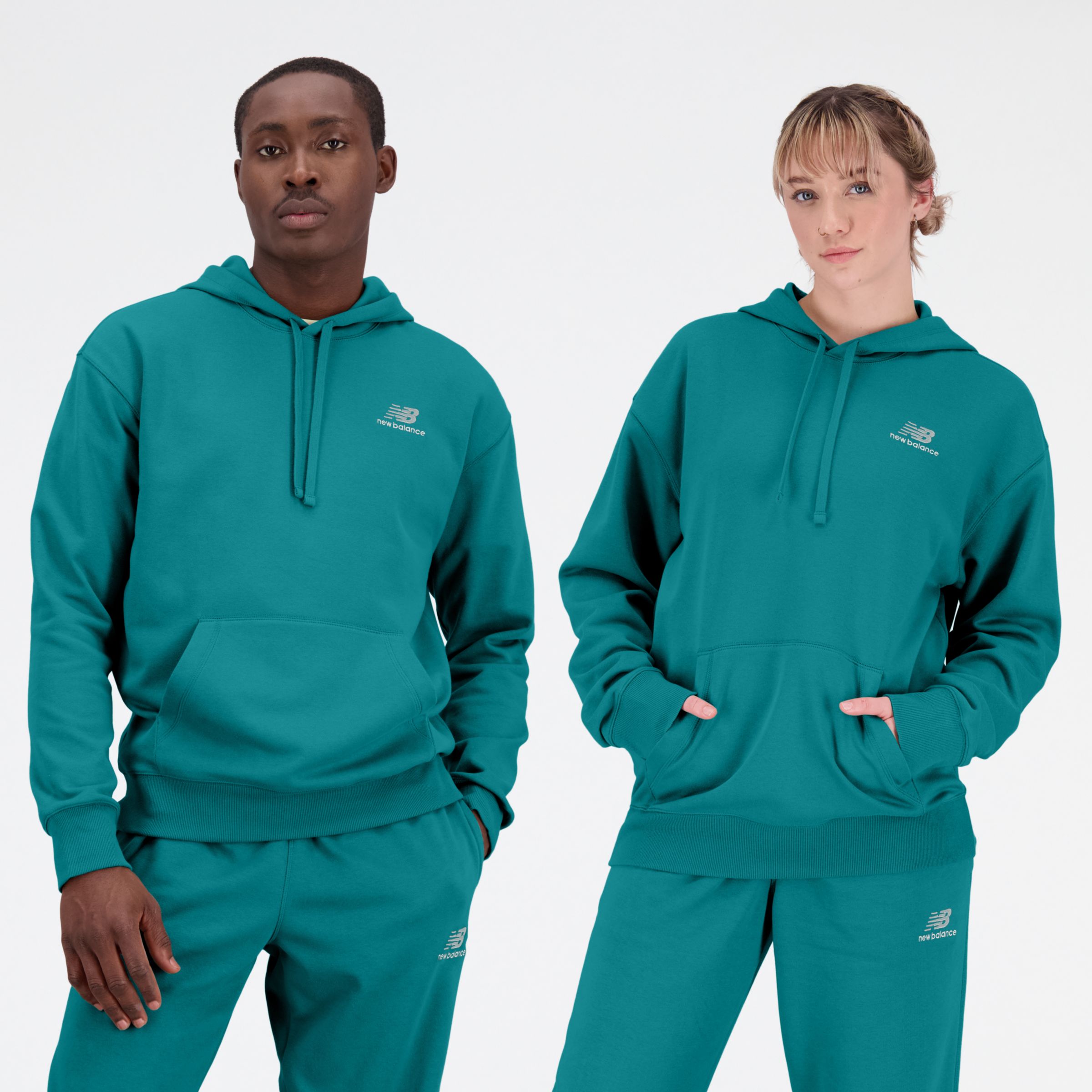 

New Balance Gender Neutral Uni-ssentials French Terry Hoodie Gender Neutral Green - Green