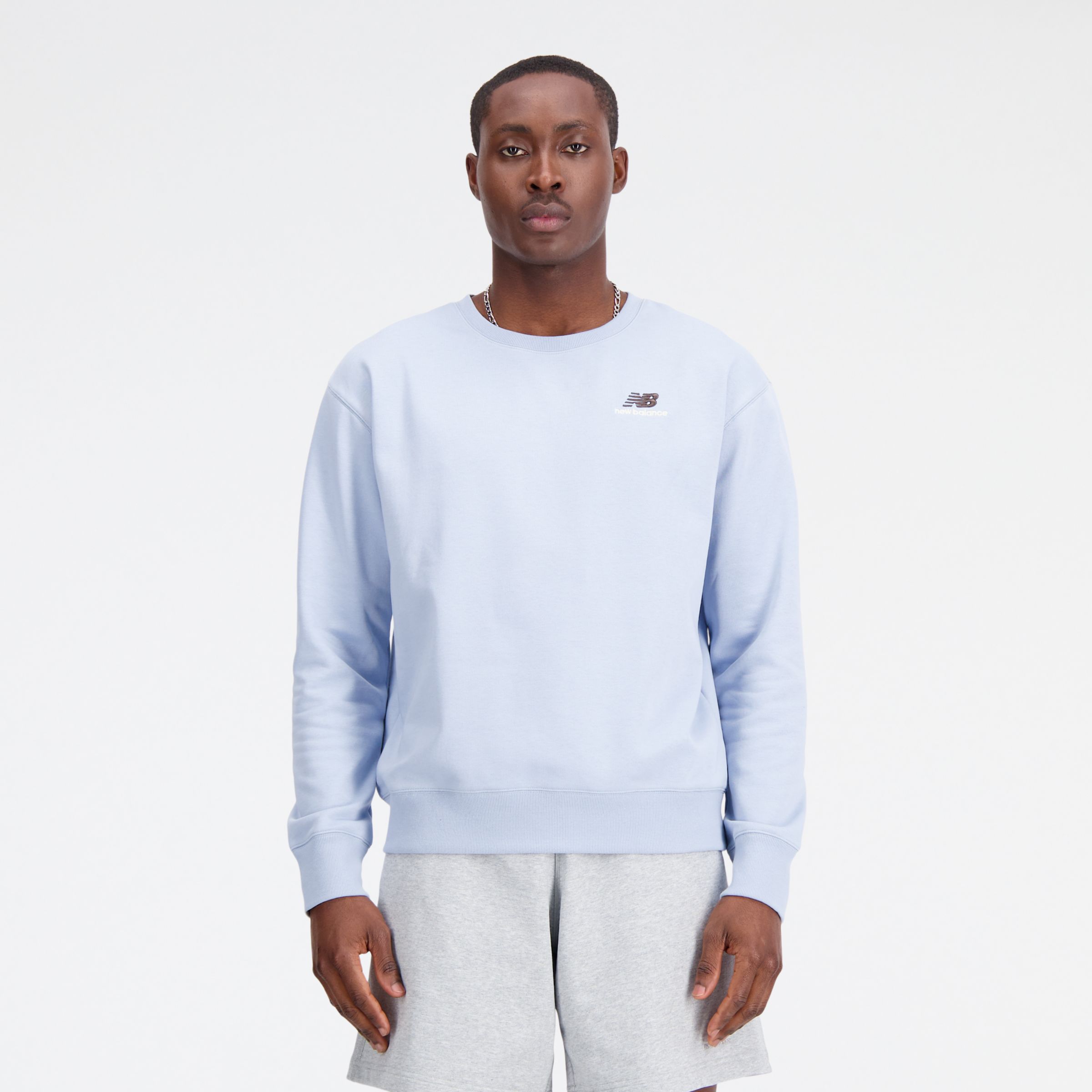 french terry crewneck sweatshirt