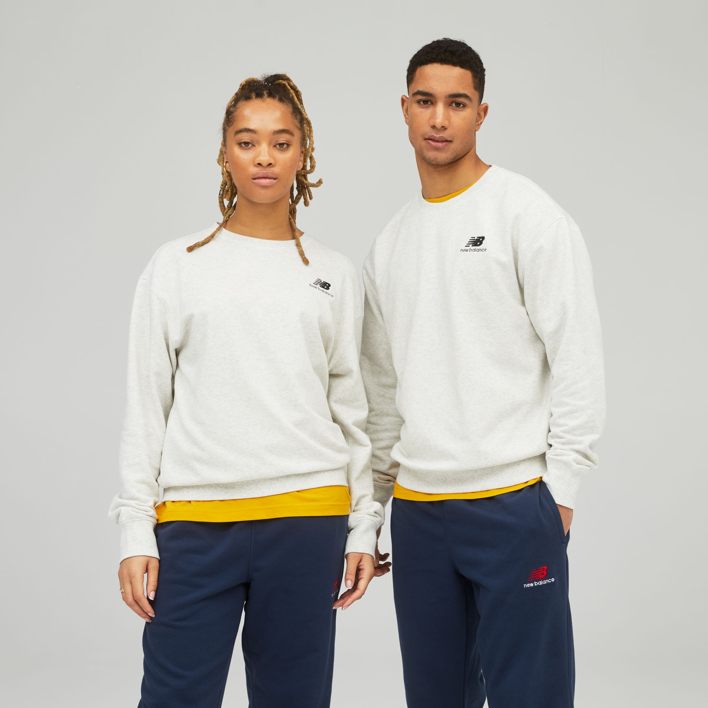 

New Balance Gender Neutral Uni-ssentials French Terry Crewneck Sweatshirt Gender Neutral White - White