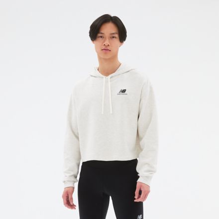 Uni ssentials French Terry Crop Hoodie