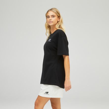[NEW BALANCE] NBNEF21583 UNI Track Club Short Sleeve Tee★ Athletics T-Shirt - New Balance