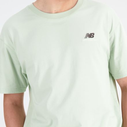 【NEW BALANCE】 UNI Quick Dry Short Sleeve T-shirt New Balance Men's Impact Run Short Sleeve 22, Black, X-Small