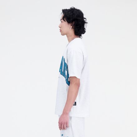 New Balance Running T-Shirt Athletics Run - Grey