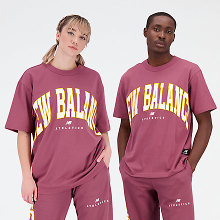 New Balance T-shirt en jersey de coton Uni-ssentials Warped Classics, UT31551WAD image number null