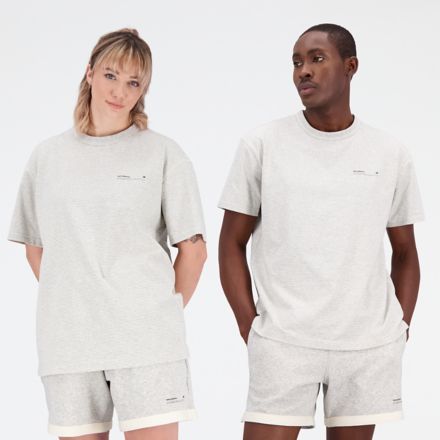 Unisex Uni-ssentials Undyed Cotton Jersey T-Shirt Lifestyle - New Balance