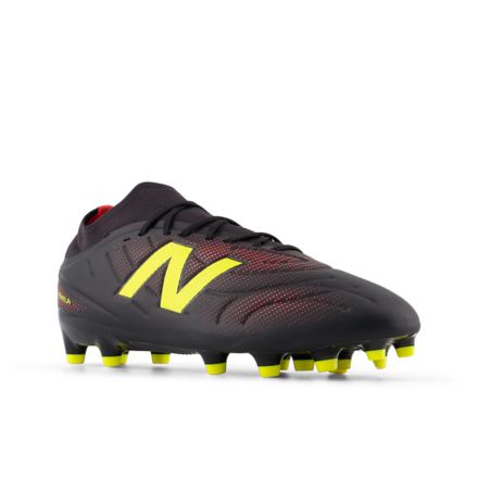 Tekela Women's Team Low FG V5, Black 100 with PUNCH YELLOW with FIRE CRACKER, UT3MW69T