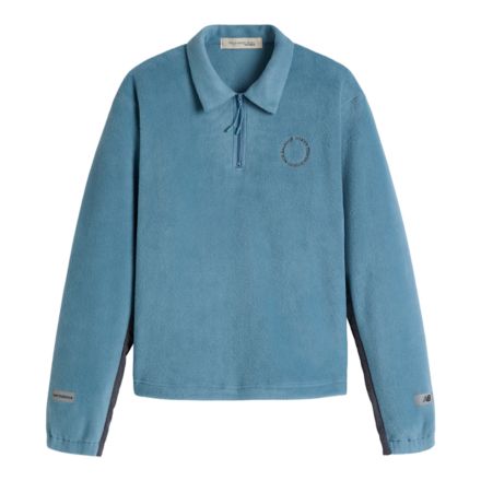 Fleece Quarter Zip 上衣, 亞麻, UT45670CUH