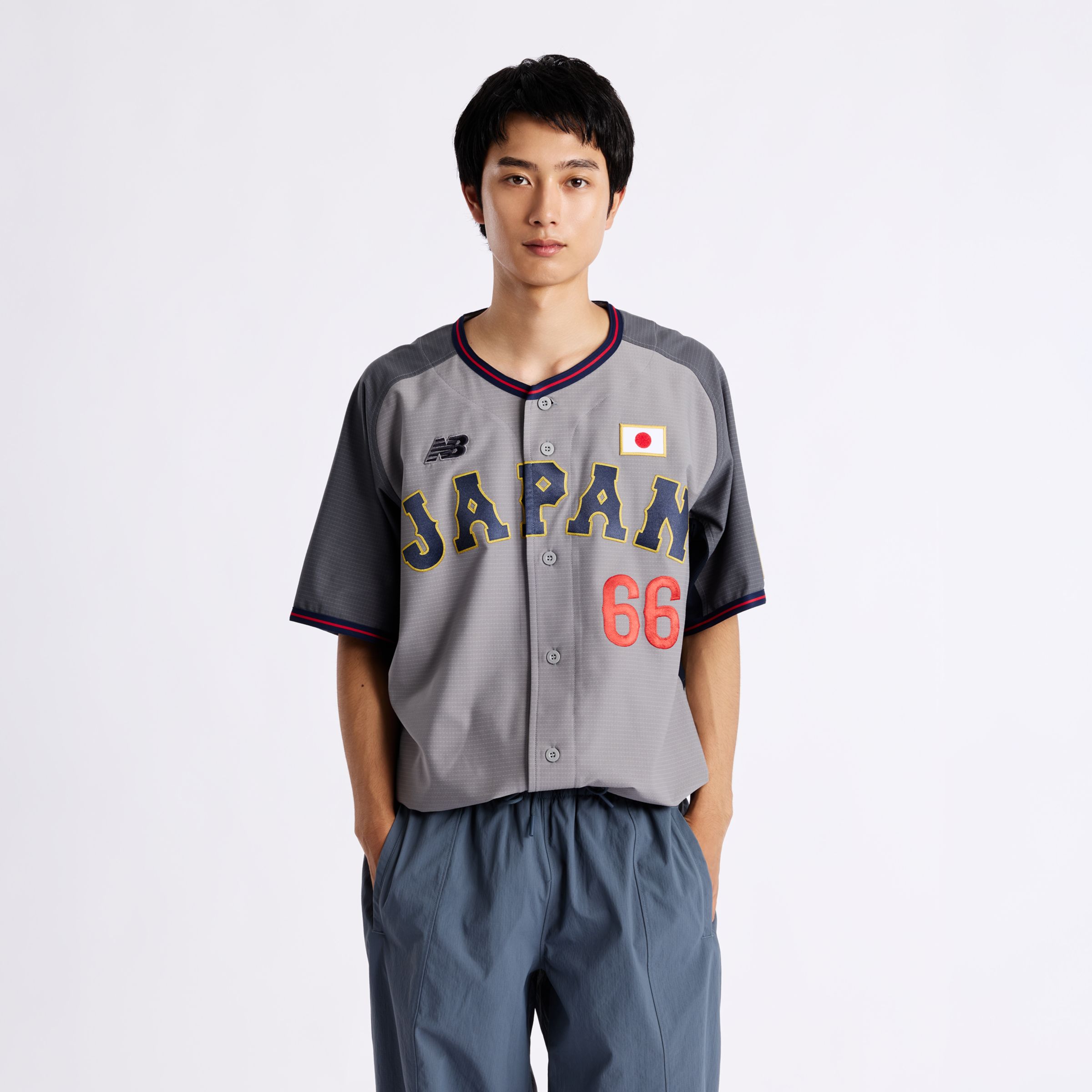 New Balance 【受注生産】侍ジャパン オーセンティックユニフォーム #66 井口資仁, UT6282X9GR