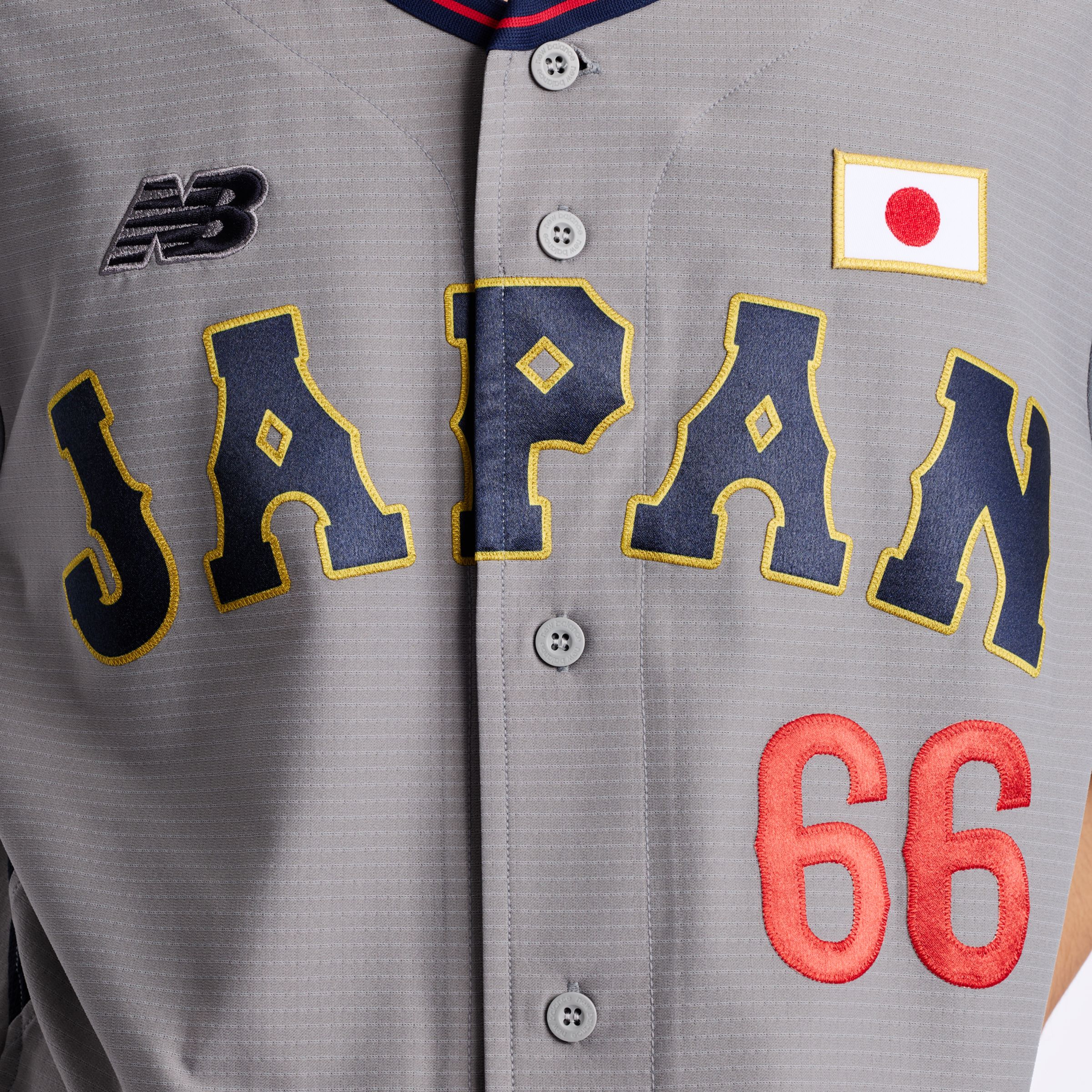 New Balance 【受注生産】侍ジャパン オーセンティックユニフォーム #66 井口資仁, UT6282X9GR