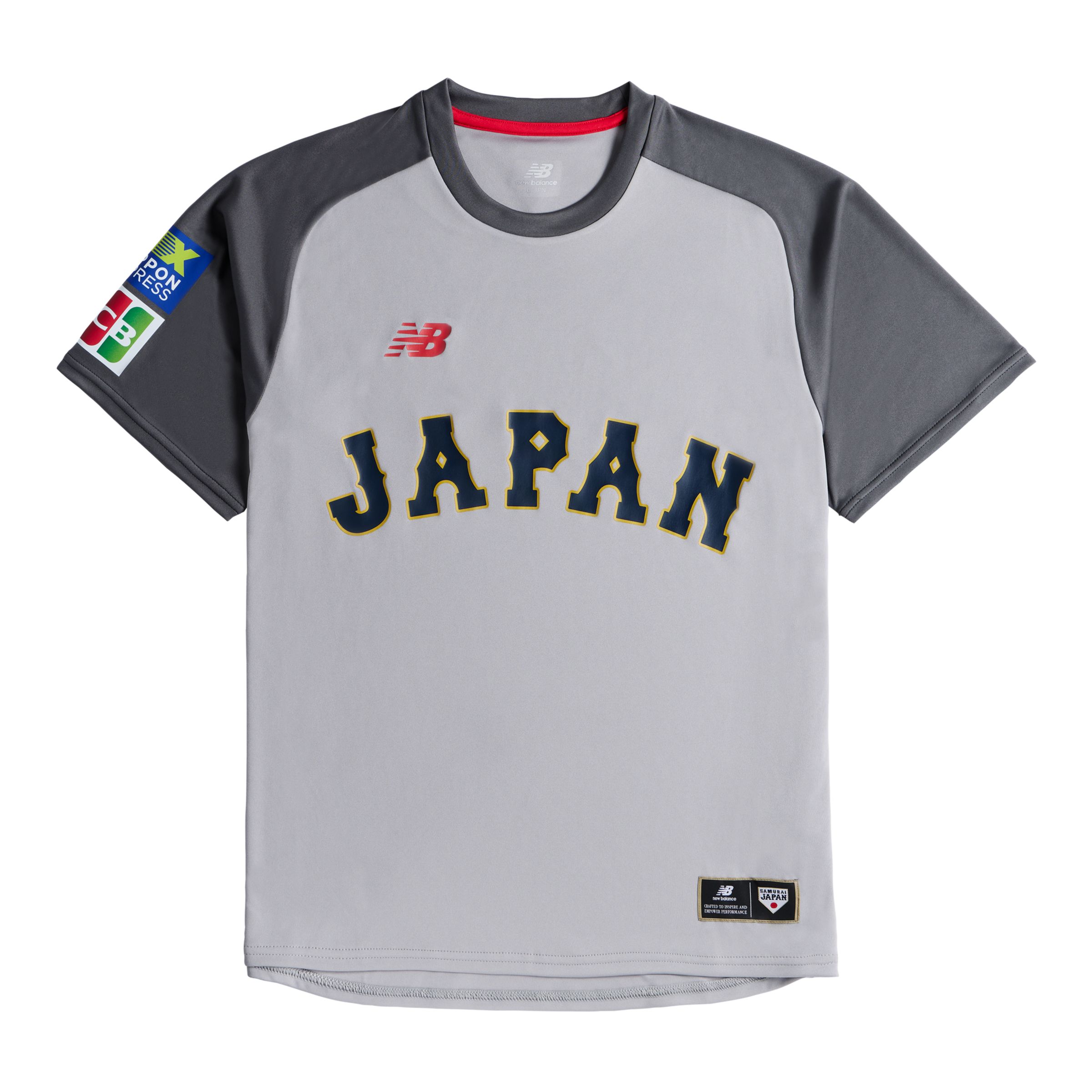 New Balance 侍ジャパン JAPANオーセンティックショートスリーブTシャツ, UT62A1OXGR