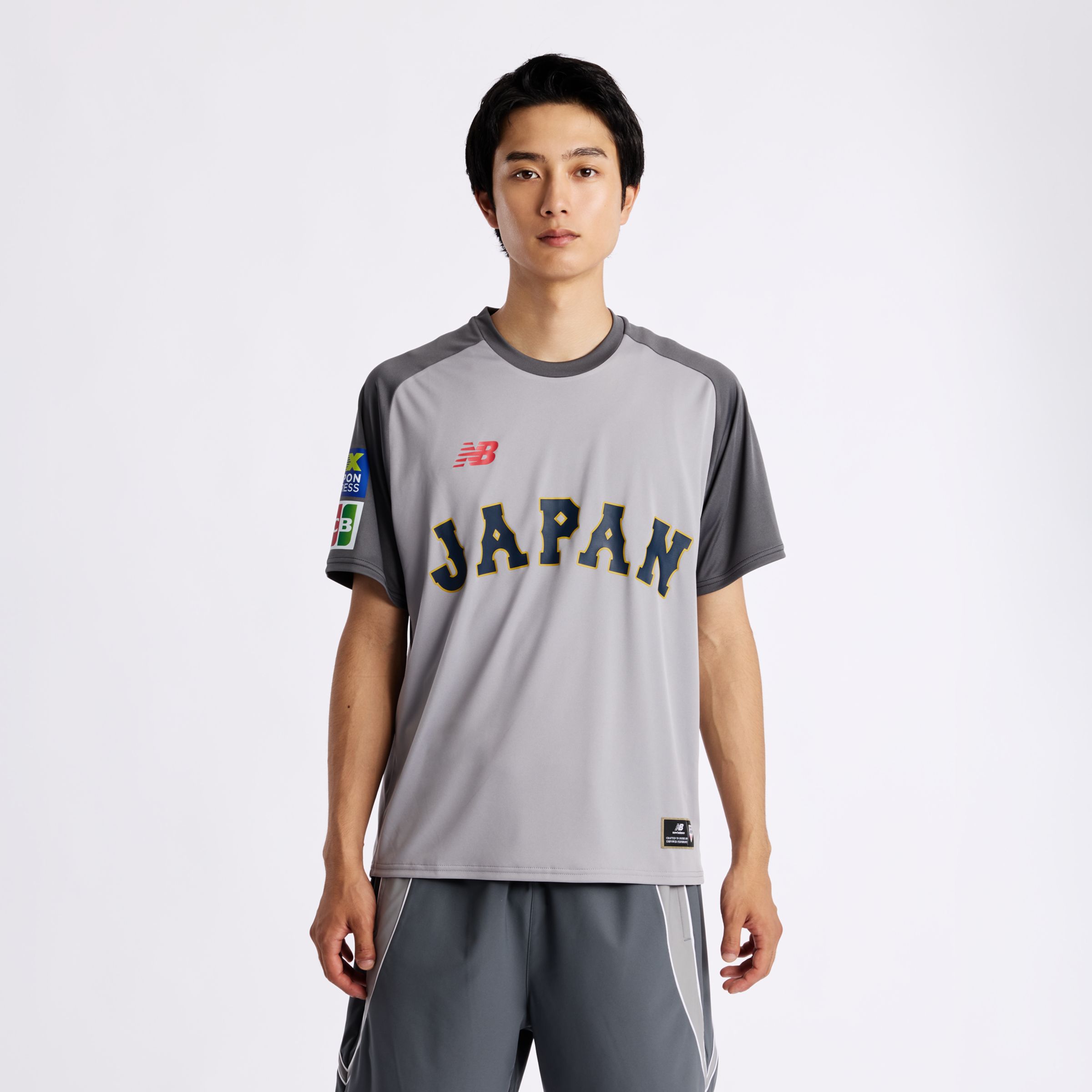New Balance 侍ジャパン JAPANオーセンティックショートスリーブTシャツ, UT62A1OXGR