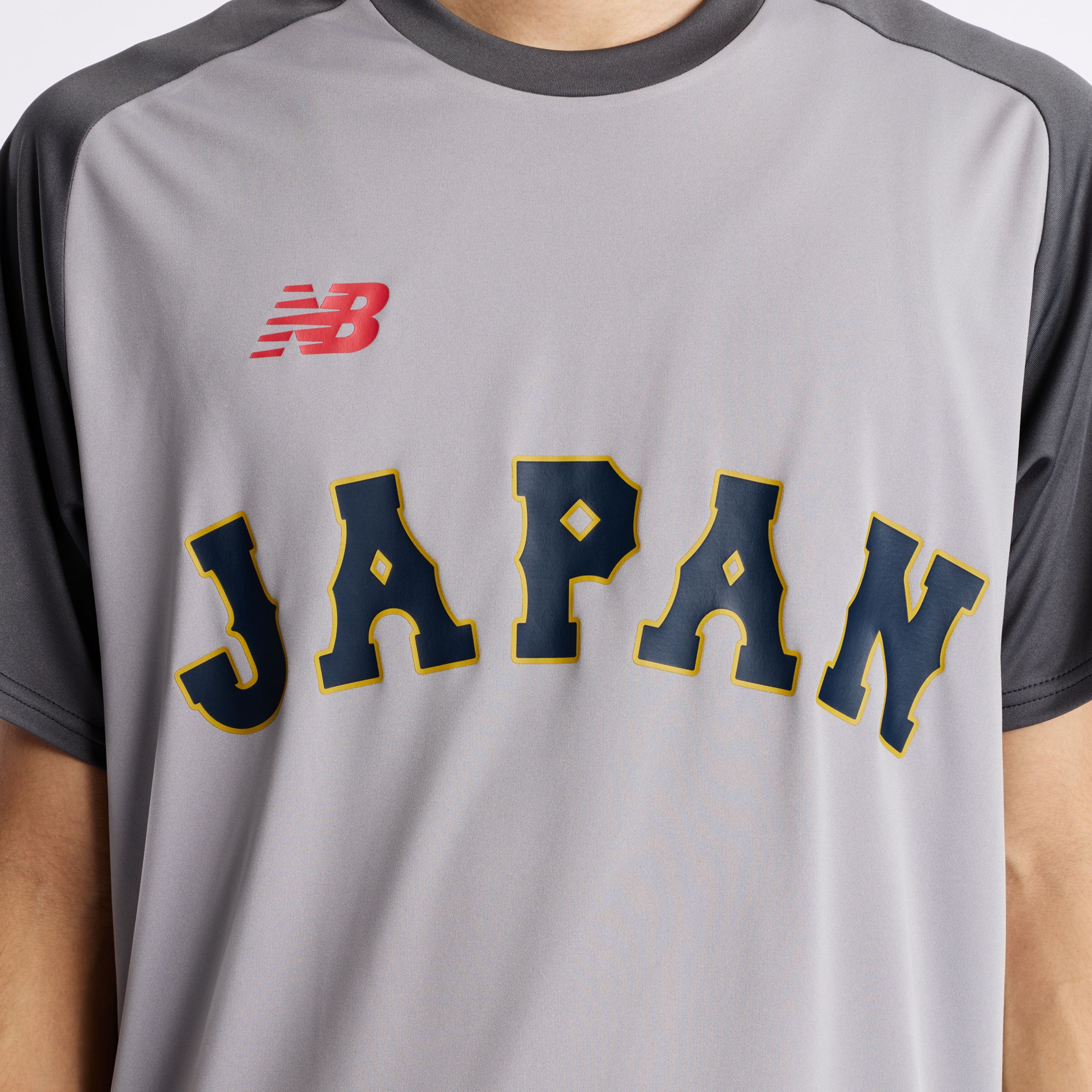 New Balance 侍ジャパン JAPANオーセンティックショートスリーブTシャツ, UT62A1OXGR