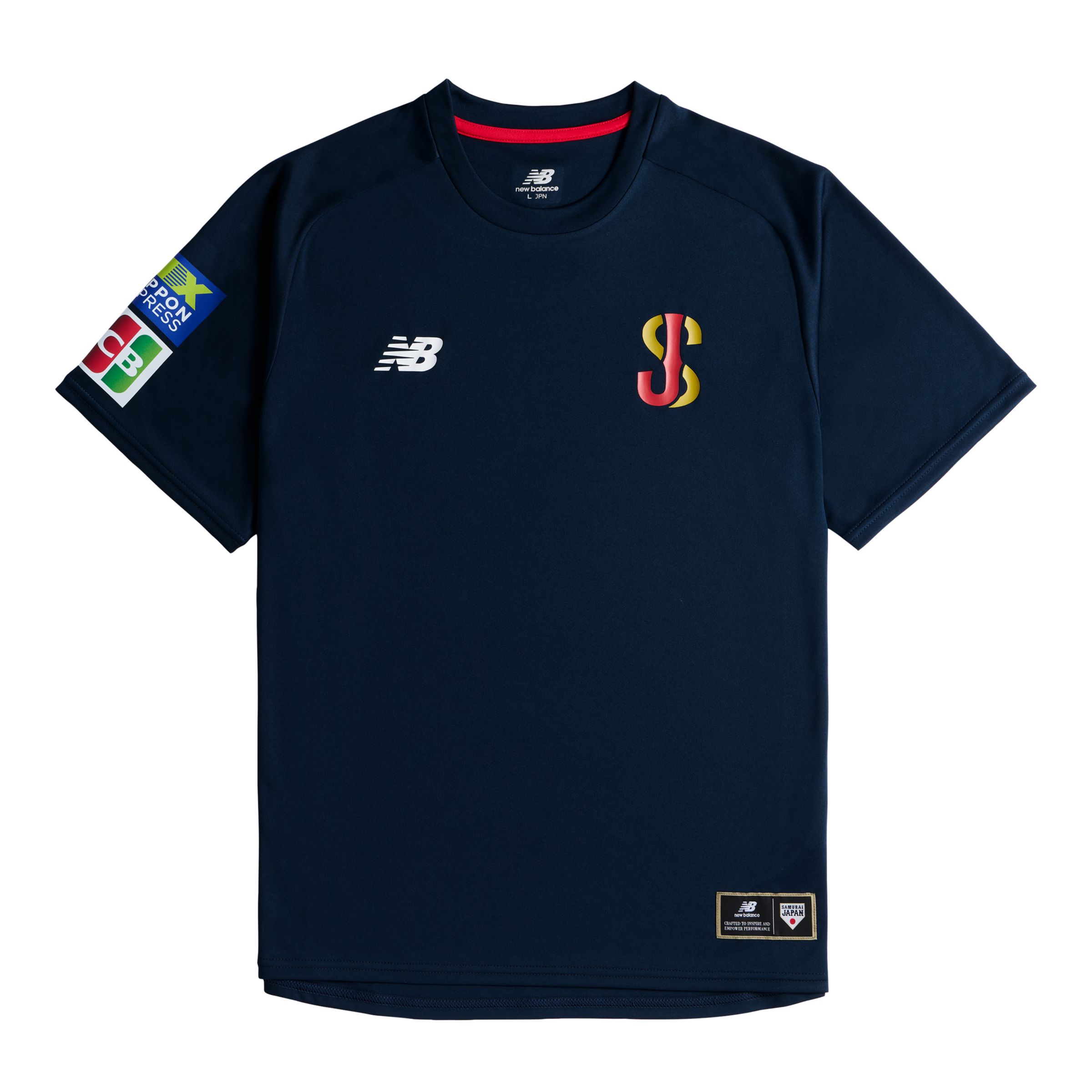 New Balance 侍ジャパン SJオーセンティックショートスリーブTシャツ, UT62B41ZTNV