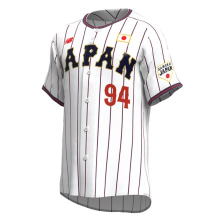 【受注生産】侍ジャパン レプリカユニフォーム #94 倉野 信次, WHITE, UT62E28MWT