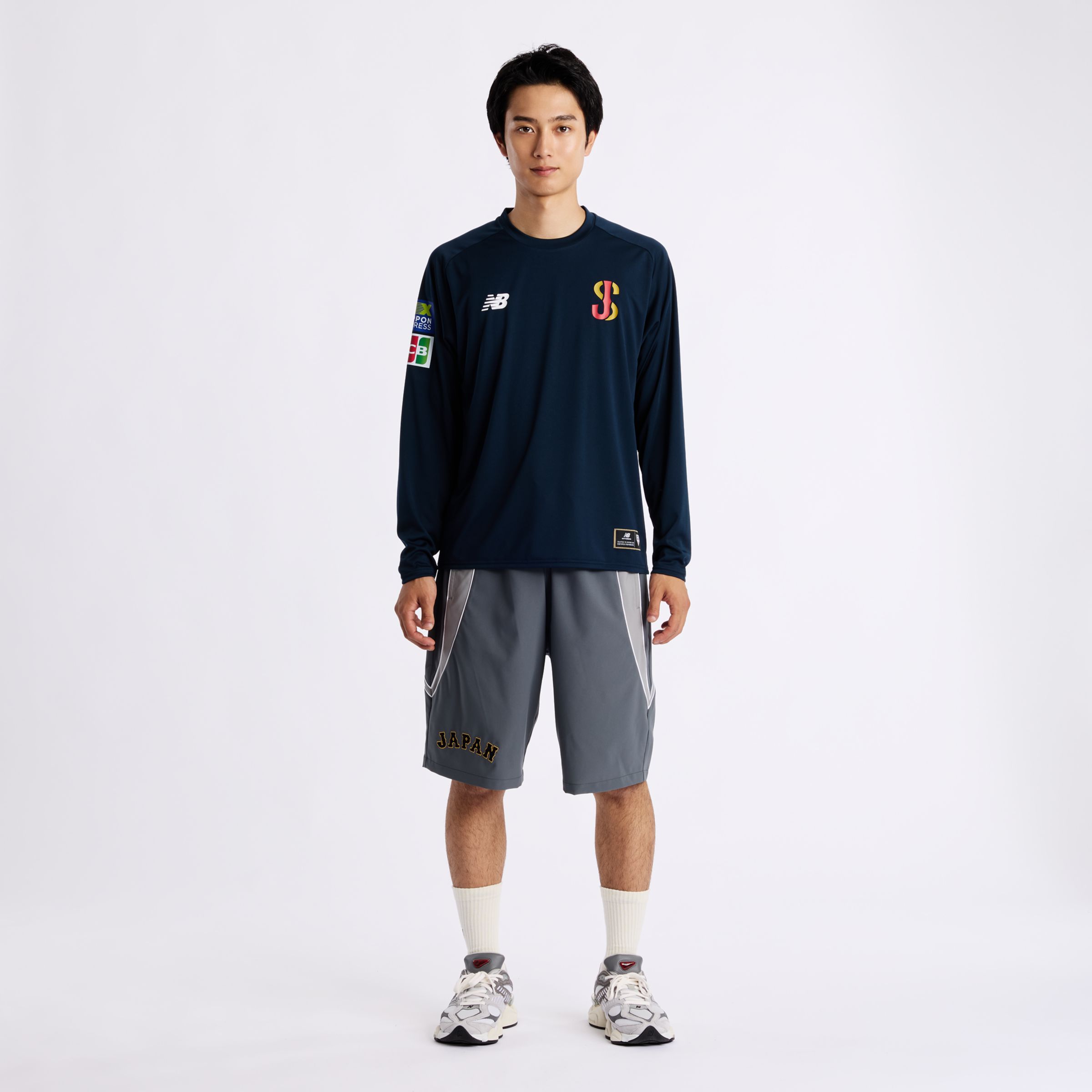 New Balance 侍ジャパン SJオーセンティックロングスリーブTシャツ, UT62H9LGTNV