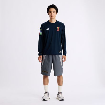 侍ジャパン SJオーセンティックロングスリーブTシャツ, TEAM NAVY, UT62H9LGTNV