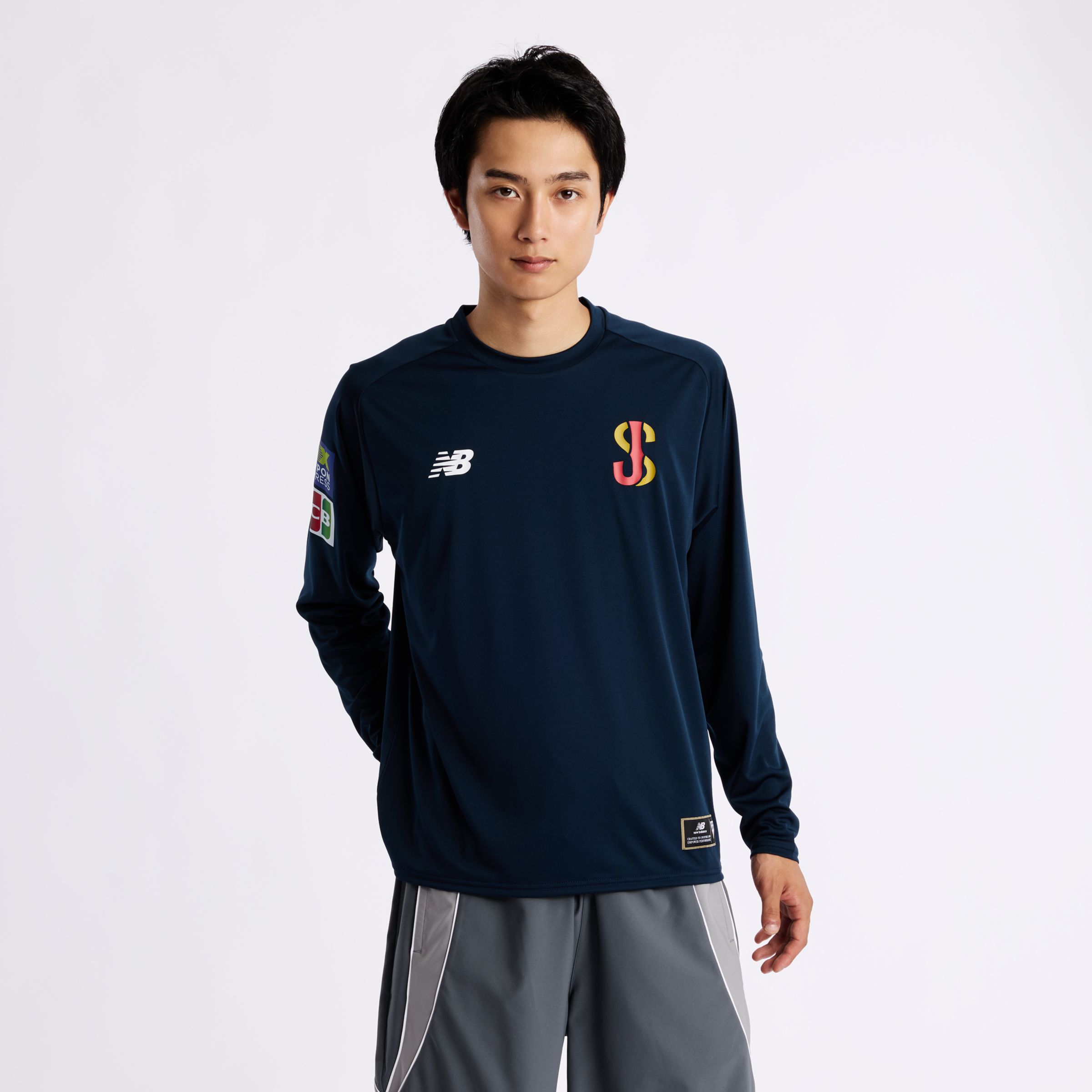 New Balance 侍ジャパン SJオーセンティックロングスリーブTシャツ, UT62H9LGTNV