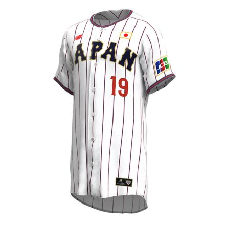 【受注生産】侍ジャパン オーセンティックユニフォーム #19 髙橋 宏斗, WHITE, UT62M8WYWT