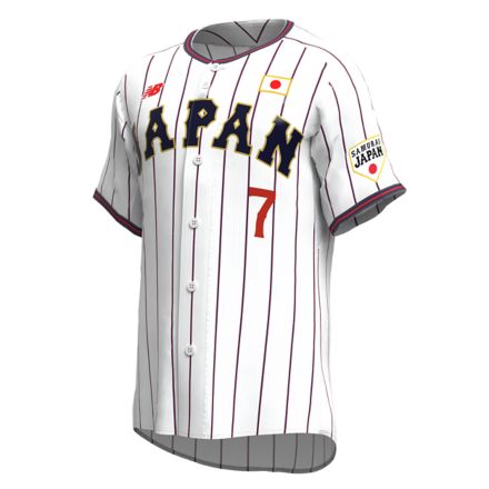 【受注生産】侍ジャパン レプリカユニフォーム #7 小島 大河, WHITE, UT62N7RHWT